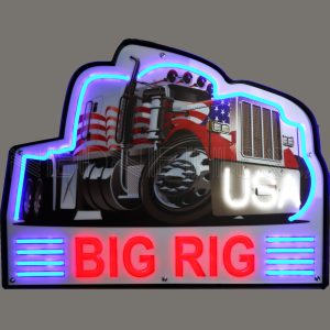 BIG RIG LED Flex Neon Sign illuminated LED display