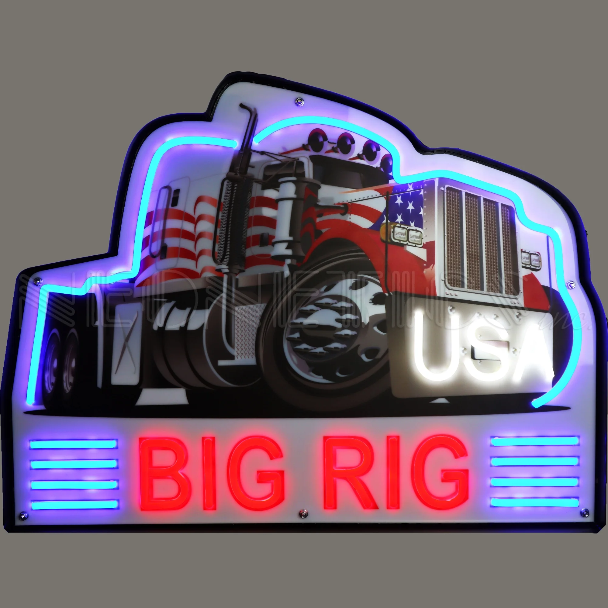 BIG RIG LED Flex Neon Sign illuminated LED display