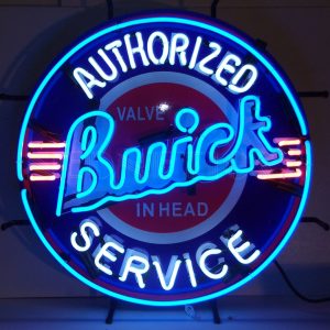 Buick Neon Sign With Backing illuminated neon display