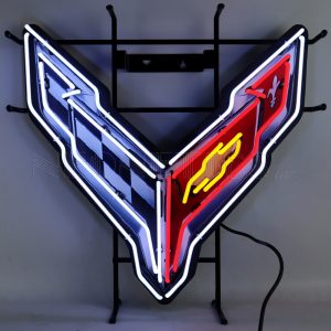 Corvette C8 Next Generation Neon Sign illuminated neon display