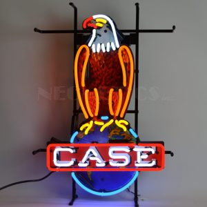 Case Eagle International Harvester Neon Sign illuminated neon display