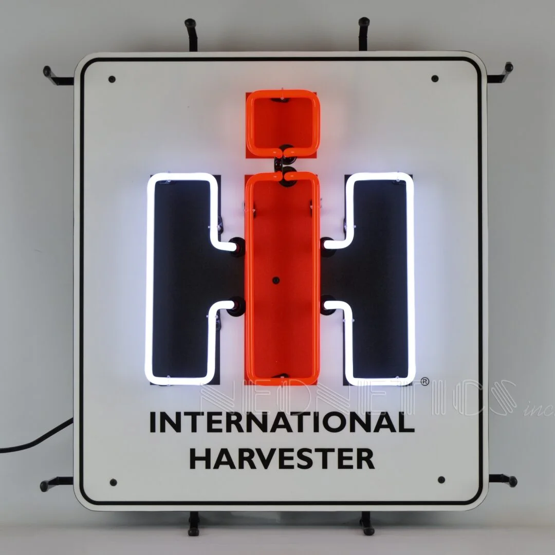 International Harvester Neon Sign illuminated neon display