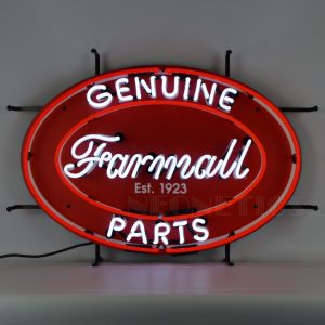 Farmall Genuine Parts Oval Neon Sign illuminated neon display
