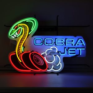 Cobra Jet Neon Sign illuminated neon display