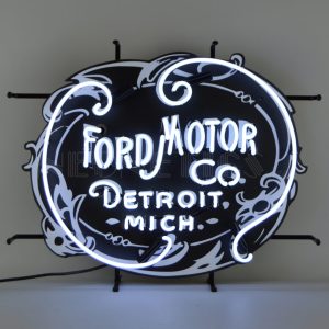 Ford Motor Company 1903 Heritage Emblem Neon Sign illuminated neon display
