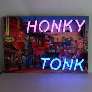Junior Honky Tonk Neon Sign illuminated neon display