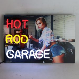 Junior Hot Rod Garage Neon Sign illuminated neon display