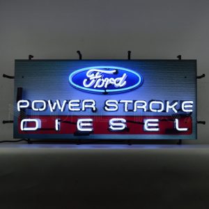 Ford Power Stroke Diesel Neon Sign illuminated neon display