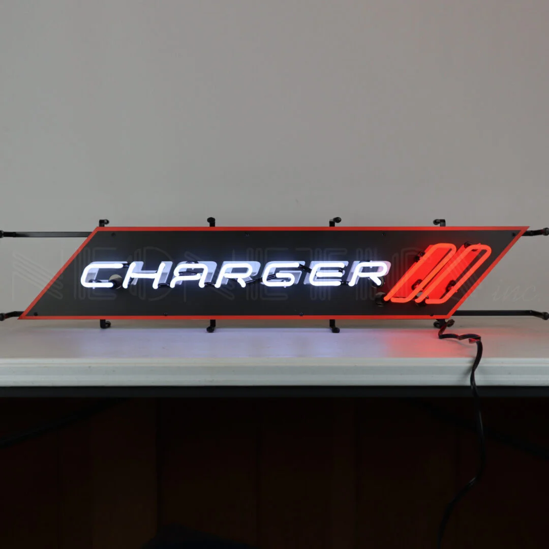 Dodge Charger Junior Neon Sign illuminated neon display