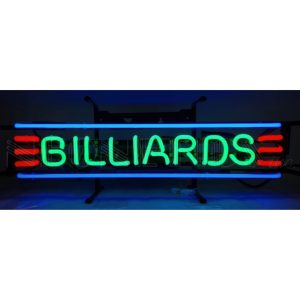 Billiards Premium Junior Neon Sign illuminated neon display