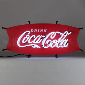 Cola-Cola Fishtail Junior Neon Sign illuminated neon display