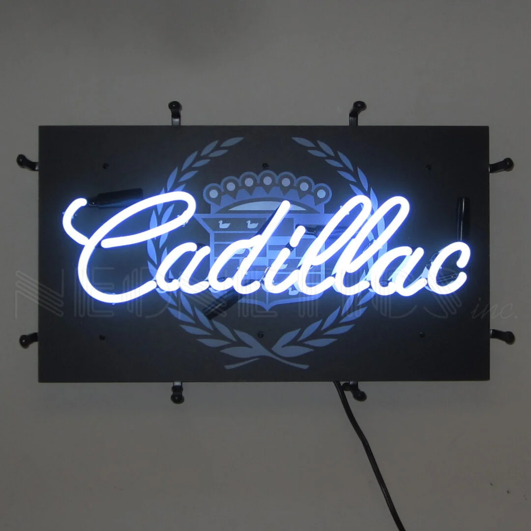 Cadillac Junior Neon Sign illuminated neon display