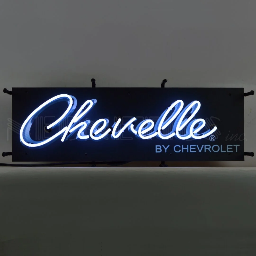 Chevelle Junior Neon Sign illuminated neon display
