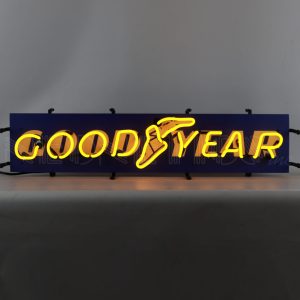 Goodyear Junior Neon Sign illuminated neon display