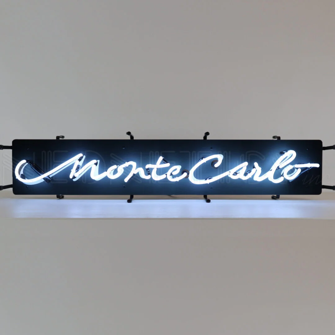 Monte Carlo Junior Neon Sign illuminated neon display