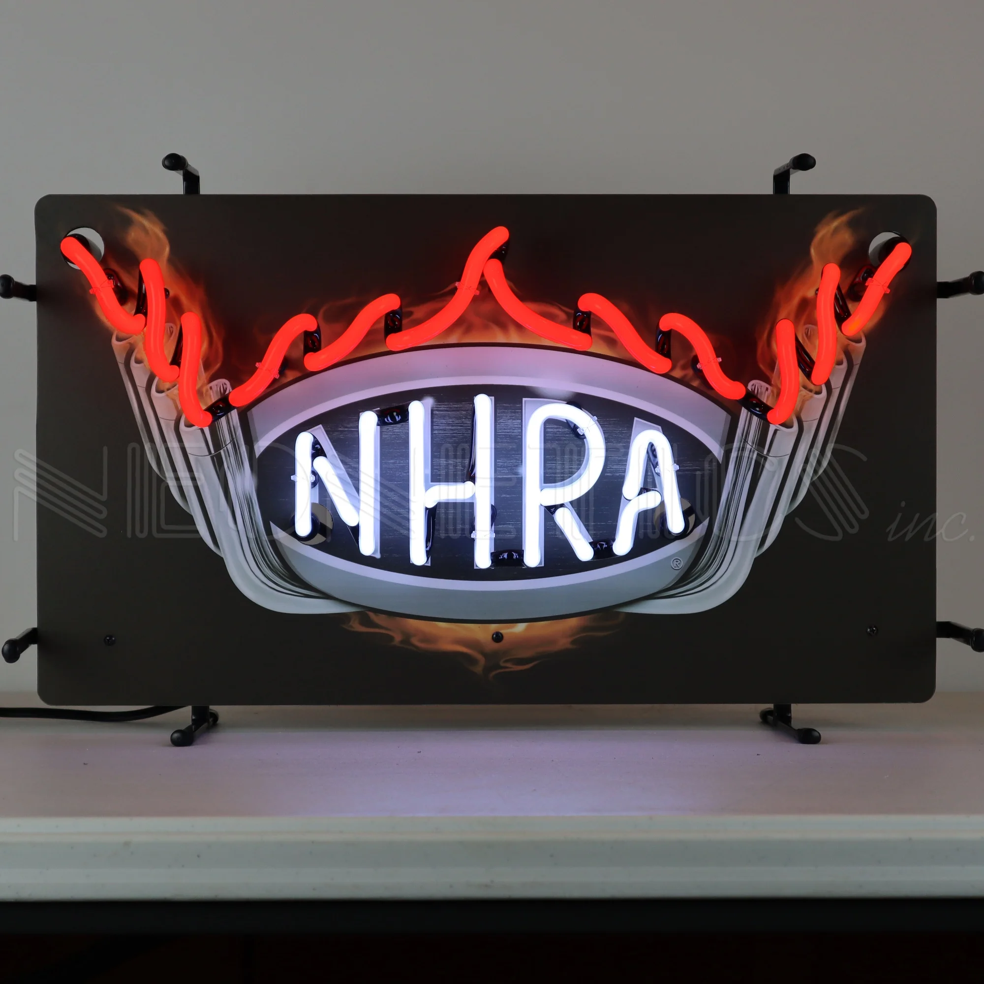 NHRA Junior Neon Sign With Backing illuminated neon display