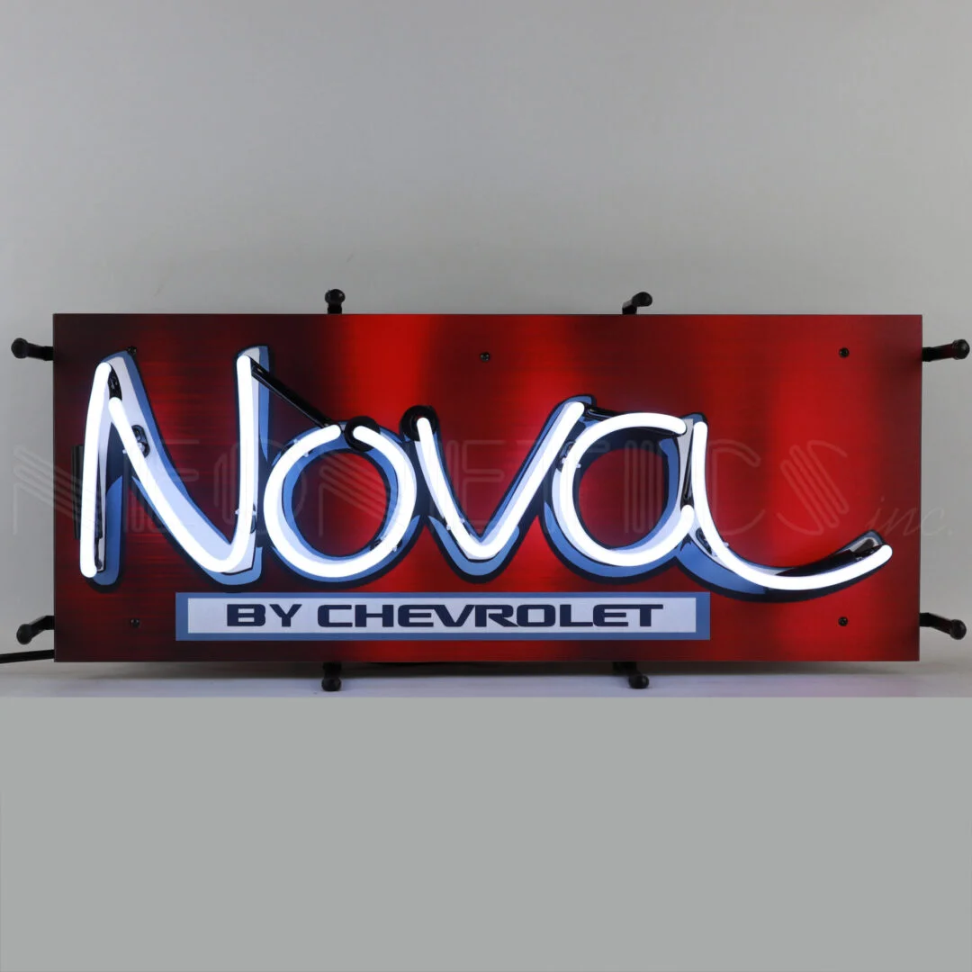 Nova By Chevrolet Junior Neon Sign illuminated neon display