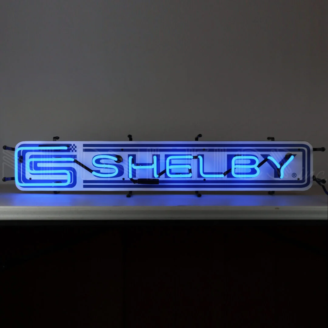 CS Shelby Junior Neon Sign With Backing illuminated neon display