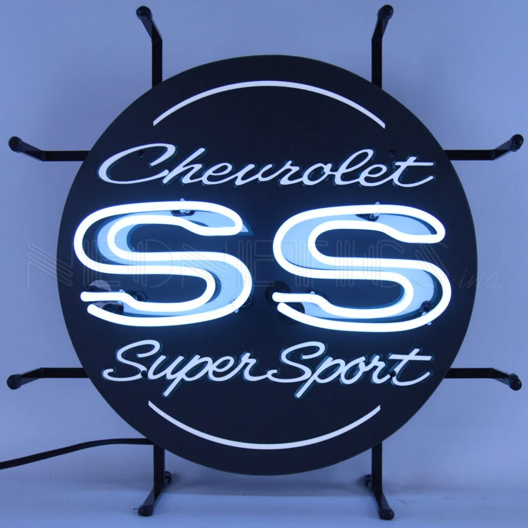 Chevrolet SS Super Sport Junior Neon Sign illuminated neon display
