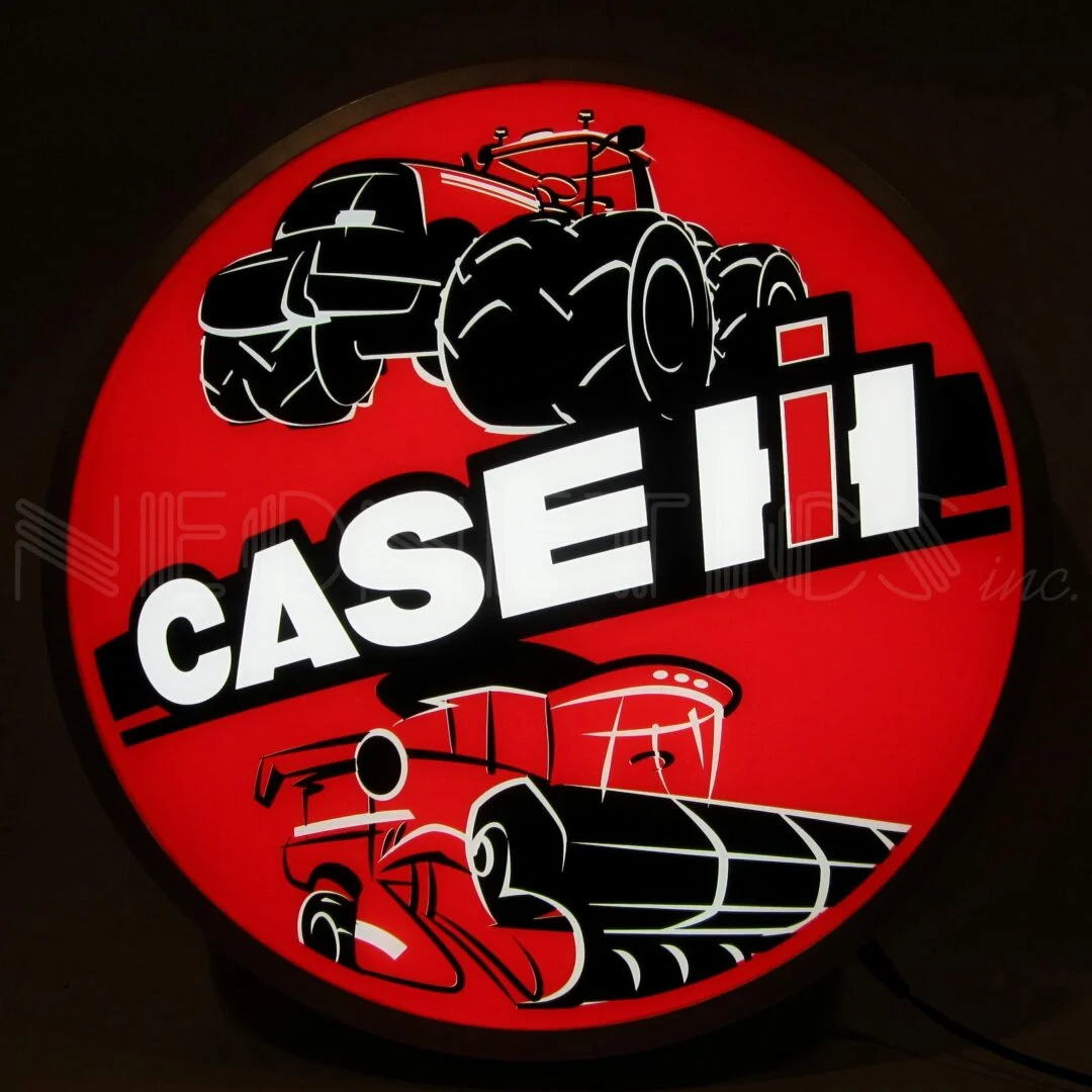 Case IH International Harvester Tractors 15″ Backlit LED Lighted Sign illuminated LED display