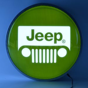 Jeep Green 15″ Backlit LED Lighted Sign illuminated LED display