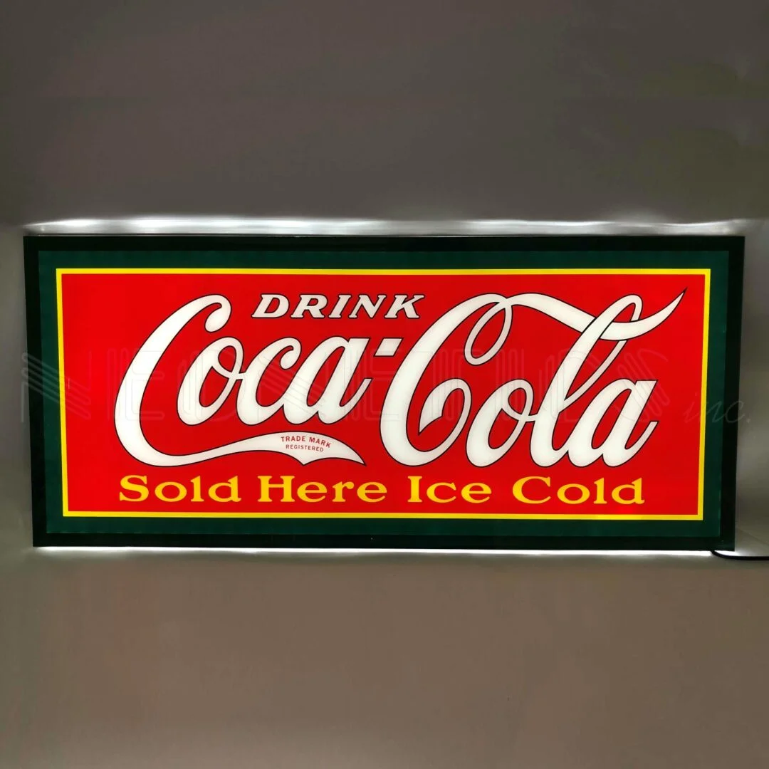 Drink Cola-Cola Sold Here Ice Cold Slim LED Sign illuminated LED display