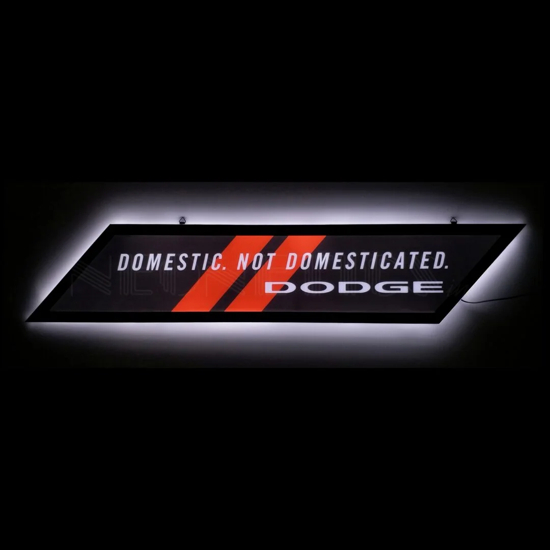 Dodge Slim LED Sign illuminated LED display