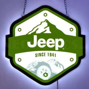 Jeep Since 1941 Slim LED Sign illuminated LED display