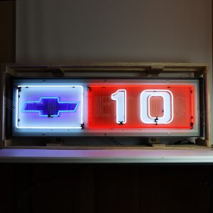 Chevrolet C10 Truck Neon Sign In Steel Can illuminated neon display