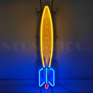 Oldsmobile Rocket Premium Junior Neon Sign