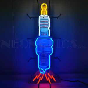 Spark Plug Premium Junior Neon Sign